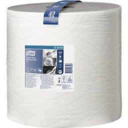 TORK Serviettes papier / chiffons multi-usages, qualité TAD, 2 plis, blanc, lot de 1