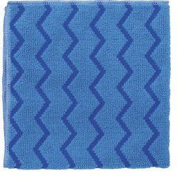 Rubbermaid Chiffons microfibres HYGEN™, lot de 12, 406 x 406 mm, bleu, à partir de 5 lots