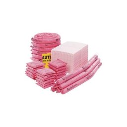 PIG Kit de réapprovisionnement pour kit d'urgence, taille moyenne, version produits chimiques, absorbe 179,2 l