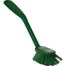 Vikan Brosse de rinçage avec bord servant de grattoir, moyen, lot de 20, vert