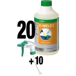 Bio-Circle Vaporisateur de protection pour soudures E-WELD 2, lot de 20 + 10 vaporisateurs, convient pour tôles épaisses