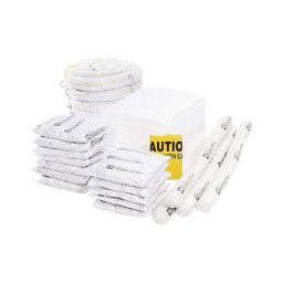 PIG Kit de réapprovisionnement pour kit d'urgence, taille moyenne, version huile, absorbe 168,3 l
