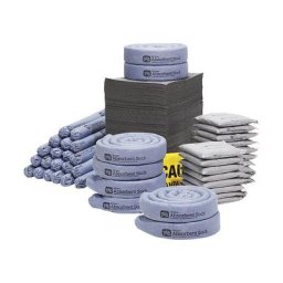 PIG Kit de réapprovisionnement pour kit d'urgence, grande taille, version universelle, absorbe 277,8 l