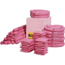 PIG Kit de réapprovisionnement pour kit d'urgence, grande taille, version produits chimiques, absorbe 263,5 l
