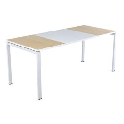 Paperflow Bureau easyDesk®, largeur 1400 mm, façon hêtre