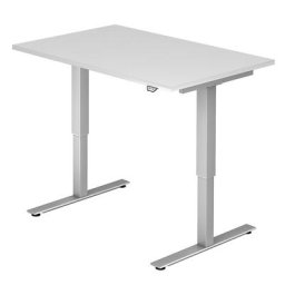 UPLINER - Bureau à hauteur réglable électriquement, l x p 1200 x 800 mm, blanc