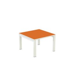Paperflow Table d'appoint easyDesk®, h x l x p 400 x 600 x 600 mm, orange