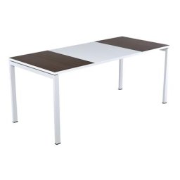 Paperflow Bureau easyDesk®, largeur 1600 mm, wengé