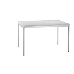 LENA - Bureau, l x p 1200 x 800 mm, max. 1 caisson suspendu, gris clair