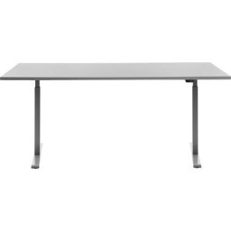 Topstar Bureau à réglage électrique de la hauteur, l x p 1800 x 800 mm, plateau gris clair, piétement gris