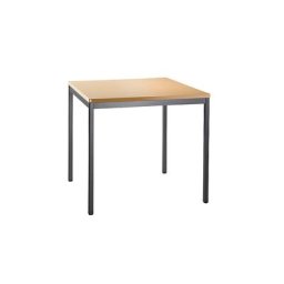 LENA - Bureau, l x p 800 x 800 mm, façon hêtre