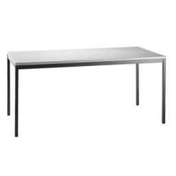 LENA - Bureau, l x p 1600 x 800 mm, max. 2 caissons suspendus, gris clair