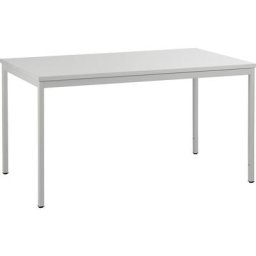 eurokraft basic Bureau d'atelier gris clair, modèle de base, l x p 1400 x 800 mm