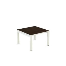 Paperflow Table d'appoint easyDesk®, h x l x p 400 x 600 x 600 mm, façon wengé