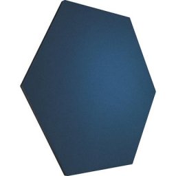 Chameleon Tableau à épingles design hexagonal, liège, l x h 600 x 600 mm, bleu foncé