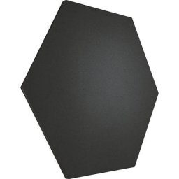 Chameleon Tableau à épingles design hexagonal, liège, l x h 600 x 600 mm, noir