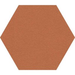 Chameleon Tableau à épingles design hexagonal, liège, l x h 600 x 600 mm, cognac