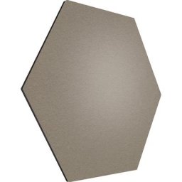 Chameleon Tableau à épingles design hexagonal, liège, l x h 600 x 600 mm, taupe