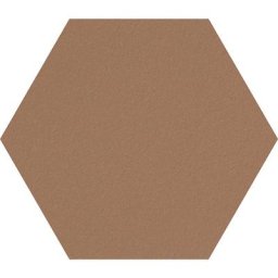 Chameleon Tableau à épingles design hexagonal, liège, l x h 600 x 600 mm, marron clair