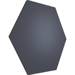 Chameleon Tableau à épingles design hexagonal, liège, l x h 600 x 600 mm, anthracite