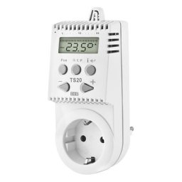 Prise de commutateur thermique TS20, pour appareils de chauffage de max. 3680 W, blanc