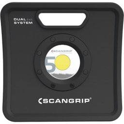 SCANGRIP Émetteur à diodes LED, fonctionnement sur câble et sur accumulateur, NOVA K C+R 6K, 6000 lm