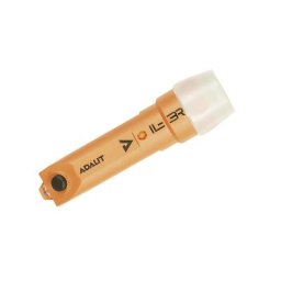 Lampe de sécurité à diode, à fixer sur casque, avec accumulateur au lithium-polymère / 4 piles AAA, norme ATEX, IP67