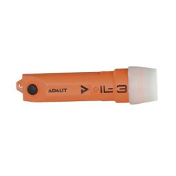 Lampe de sécurité à diode, à fixer sur casque, avec 4 piles AAA, norme ATEX, IP67