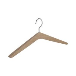 Cintre en bois WOOD, l x h 450 x 110 mm, lot de 4, chêne vernis naturel