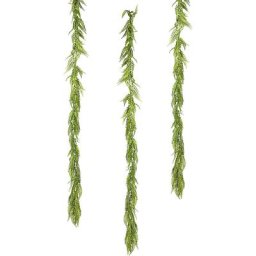 Guirlande d'adiantum, lot de 3, longueur 1750 mm