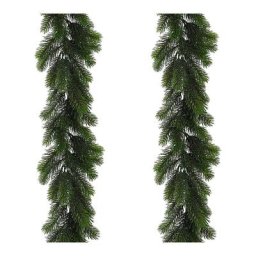 Guirlandes de sapin, 2 pièces, 168 pointes, hauteur 180 cm