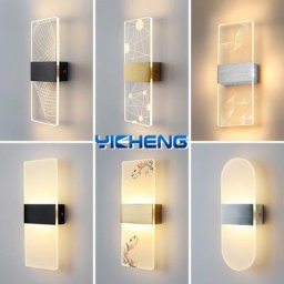 Applique murale LED en acrylique applique murale intérieure chambre à coucher salon balcon