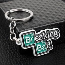 HEYu – porte-clés avec pendentif TV Breaking Bad BA BR symbole chimique masque heisberg potter