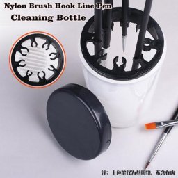 Pinceaux Miniatures en Nylon de coloration crochet ligne stylo bouteille de nettoyage modèles