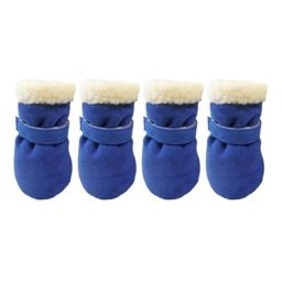Chaussures pour animaux de compagnie lot de 4 pièces chaussons de neige très chauds épais pour