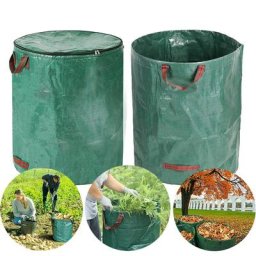 Sac de déchets de jardin rapDuty de grande capacité récipient de collecte de débris de cuir