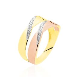 Bague Salima Or Bicolore Diamant