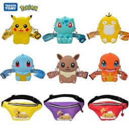 Porte-monnaie en silicone Pokemon Anime pour enfants Pikachu Charmander SLaura tle Eevee