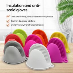 Mitaines de four en silicone anti-brûlure manique de cuisine barbecue support de bol à vaisselle