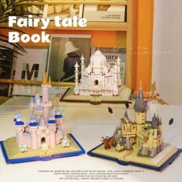 Livre de château magique de la ville pour enfants et adultes blocs de construction Taj Mahal