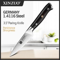 XINZUO Couteau d'office professionnel en acier inoxydable Allemagne 3.5 Couteau d'office pour