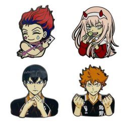 Hunter × hunter – broches en émail dur pour femmes épingles à revers pour sac à dos