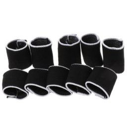 Protège-doigts pour le sport support de protection basket-ball 10 pièces
