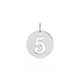 Pendentif Efiso Argent Blanc