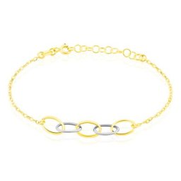 Bracelet Lucette Or Bicolore