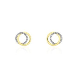 Boucles D'oreilles Or Jaune Tresha Diamants