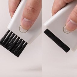Mini brosse rétractable multifonctionnelle pour écran d'ordinateur plumeau à double tête clavier