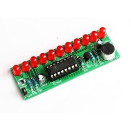 Kit électronique de bricolage CD4017 à commande vocale ensemble de clignotants à eau LED contrôle