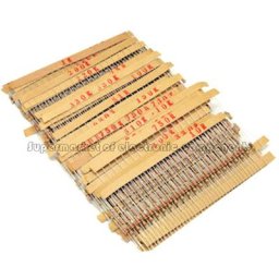 Kit de résistances en Film de carbone 860 pièces/lot 1/4W 5% 43 valeurs assorties * 20 pièces