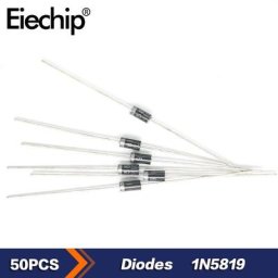 Diode Schottky à commutation rapide 50 pièces IN5819 DO-41 1A 40V à récupération Ultra rapide